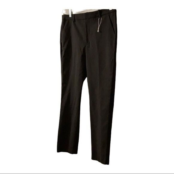 MaryCrafts  Khaki pants Women’s  Medium Petite Black New Without Tags - Picture 1 of 9